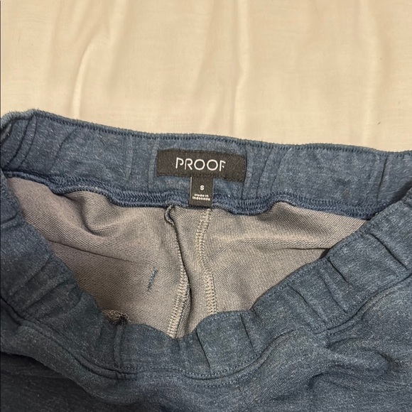 Proof Navy Blue Jogger Sweatpants with Elastic Cuffs and Waistband - Picture 2 of 4